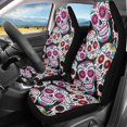 thumbnail image 1 of XYZCANDO Skull Pattern Car Seat Covers for Man Durable Car Front Seat Covers Soft Protector, for SUV Sedan Truck, 1 of 5