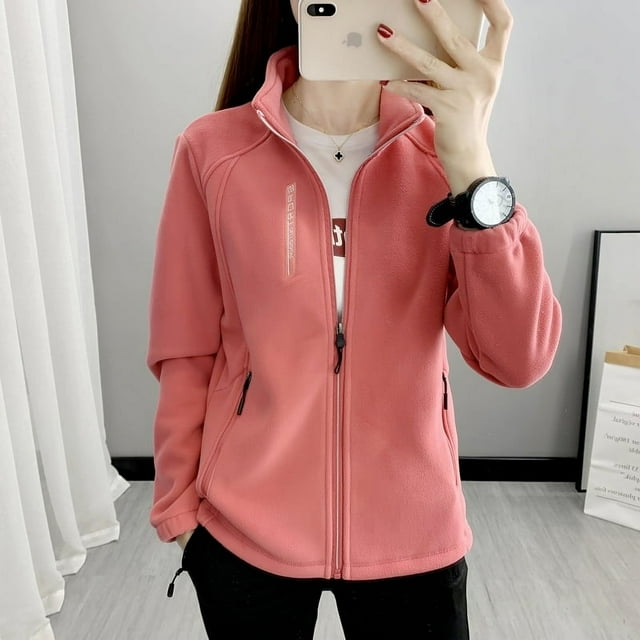 Veste Cardigan Femme Grande Taille TG-5TG Automne Hiver Flocon de Neige Polaire