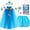 Blue, variant on Princess Dress Up Clothes Cape Skirt Toys,Easter Birthday Gift for 3-12Y