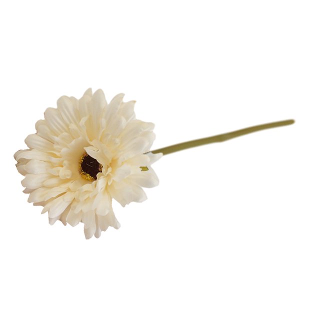 Guirnalda apta para mascotas Kearding Flores artificiales Seda Blanco crema