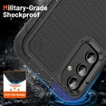 thumbnail image 2 of Designed for Samsung Galaxy A14 5G Case 2 in 1 Gift Militay Grade Drop Protective Rugged Heavy Duty Cover Shockproof Case for Galaxy A14 5G Phone Case for Women Men boy Girl (Black+Black), 2 of 16