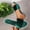 Green, variant on Women Solid Velvet Wide Strap Flat Open Toe Slip On Casual Slide Sandals Gray 8.5