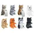 thumbnail image 3 of WINDLAND Resin Cats Shapeds Wall Mounts Tissue Dispenser Bathroom Space Saving Organizers, 3 of 11