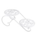 thumbnail image 2 of 2 Plant Flower Iron Stand Multifunction Mini Flower Pot Holder for Patio Garden Living Room Corner Balcony and Bedroom, 2 of 5