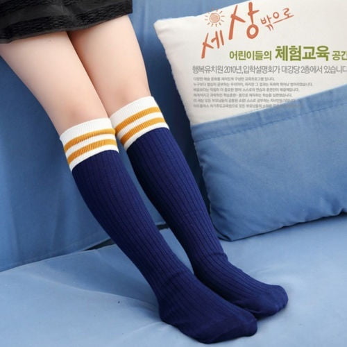 Girls navy stockings sale