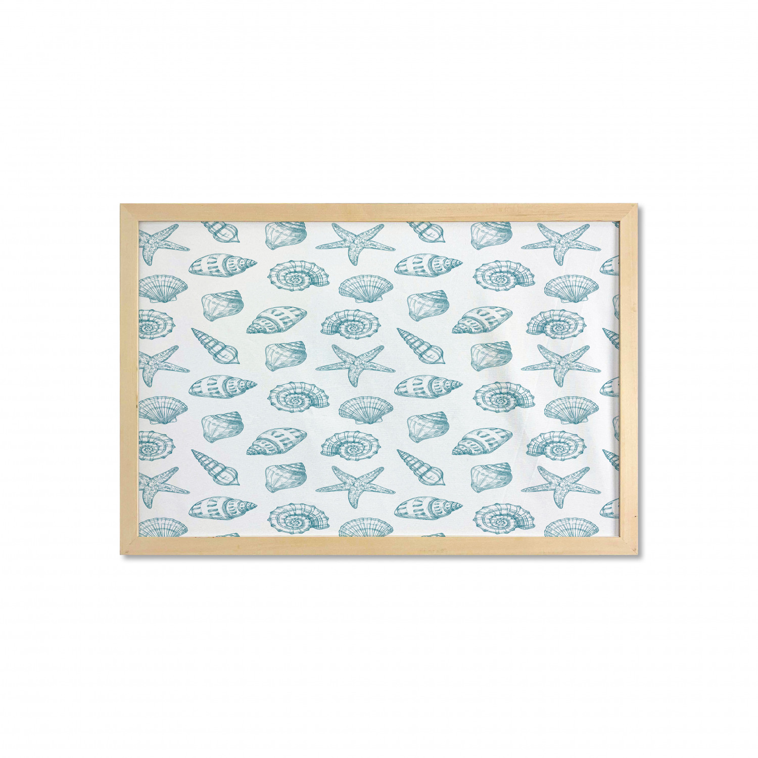 Ocean Wall Art with Frame, Beach Sea Shells Nautical Starfish ...