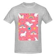 thumbnail image 4 of Bingfone Yoga Unicorn Men'S Loose Fit Short-Sleeve Pocket T-Shirt, 4 of 7