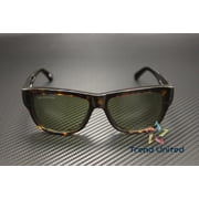 BALENCIAGA BB0211S 002 Rectangular Squared Havana Green 56 mm Mens Sunglasses