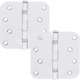 thumbnail image 1 of Bisagras para puerta Stone Harbor Hardware, 10 cm, cromo pulido, paquete de 2, 1 of 4