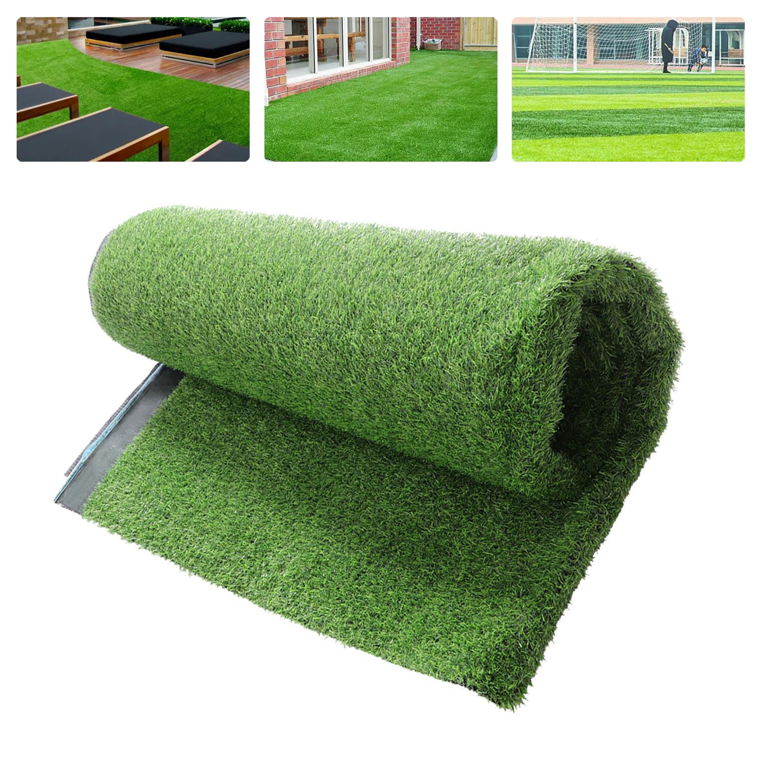 YIYIBYUS Artificial Grass Turf Thick Fake Faux Grass Rug Carpet Lawn