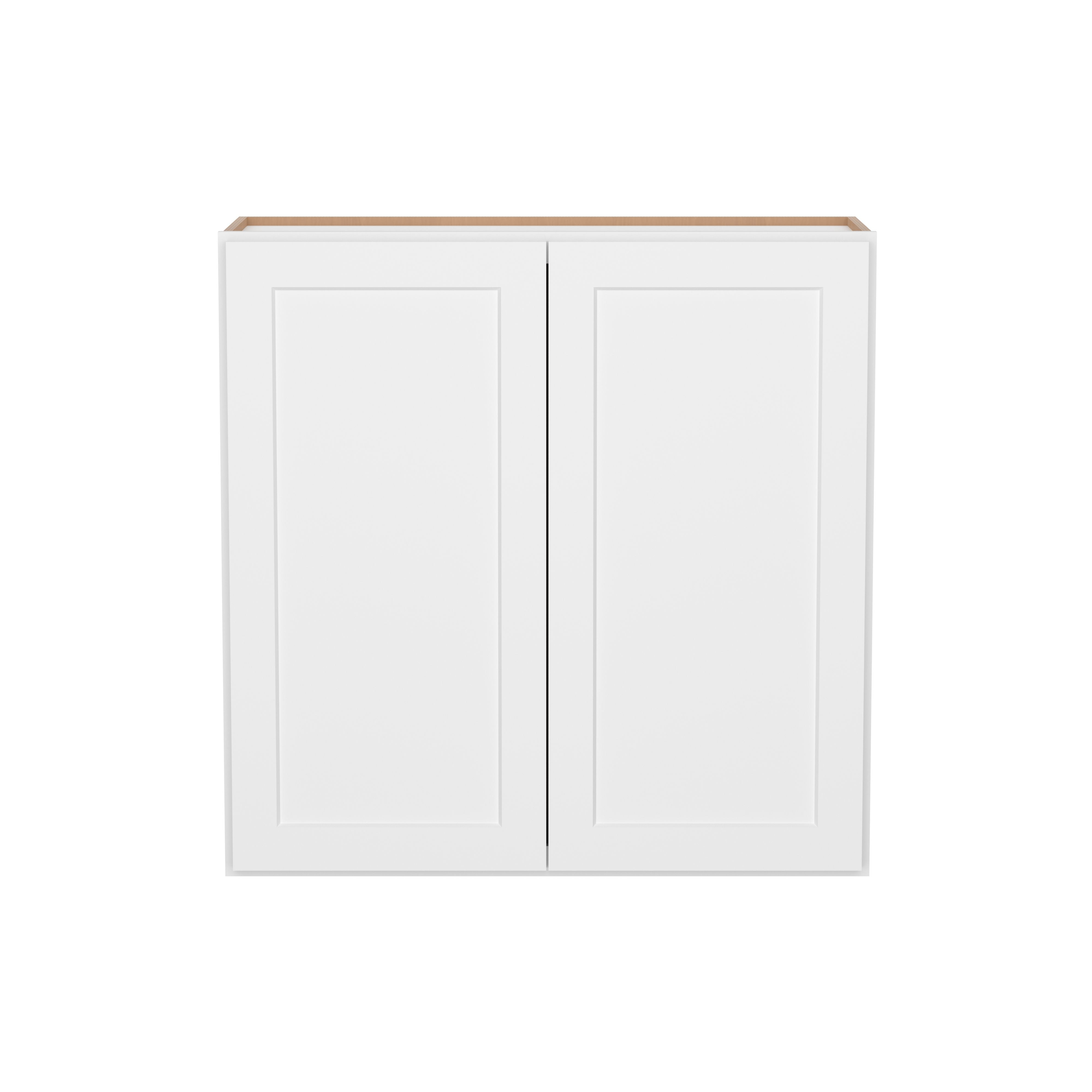 Furinno Shaker Wall Kitchen Cabinet 2 Doors-2 Shelves, Ready to Assemble, 12 D x 36 W x 36 H, White