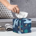 thumbnail image 6 of Kdxio Alpaca Astronaut in Space Print Tissue Box Cover,Square Decorative PU Leather Facial Paper Case Organizer Holder Dispenser for Bathroom,Night Stands,Desk,Car 5.2''X5.2''X5.2'', 6 of 8