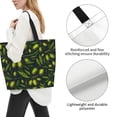 thumbnail image 3 of Disketp Green Branch Olive Bolsa Tote Estampada para Mujer, Bolso de Hombro y de Mano para Compras y Viajes, 3 of 8