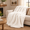 Cream White-Throw(50" x 60"), variant on Faux Throw Blanket For Couch Warm Plush Striped Sofa Bedroom Living Room 50 * 60 Inches Blue
