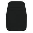 thumbnail image 4 of WHI Contemporary Boucle Fabric Large Ottoman Bench Black, 4 of 6