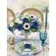 thumbnail image 5 of Flores artificiales N&T Nieting, 25 unidades, rosas de espuma azul marino, 5 of 9
