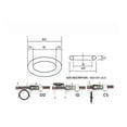 thumbnail image 5 of CS 5.3mm O-Ring O Ring Sealing Gasket ID 15mm-600mm Black Nitrile Rubber Spacer Oil Resistance Washer Round Shape High Temp, 5 of 5