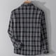thumbnail image 4 of Blusa y camisa de manga larga con cuello vuelto, nueva camisa informal a cuadros para hombre, blusa holgada juvenil de manga larga con cuello vuelto, blusa de poliéster para hombre, 4 of 7