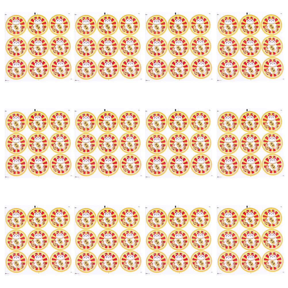 30 Sheets Packing Bag Sealing Sticker Gift Bag Sealing Sticker Bag Seal