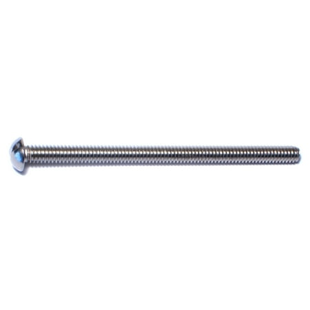 

1/4 -20 x 4 18-8 Stainless Slotted Round Head Machine Screws (25 pcs.)