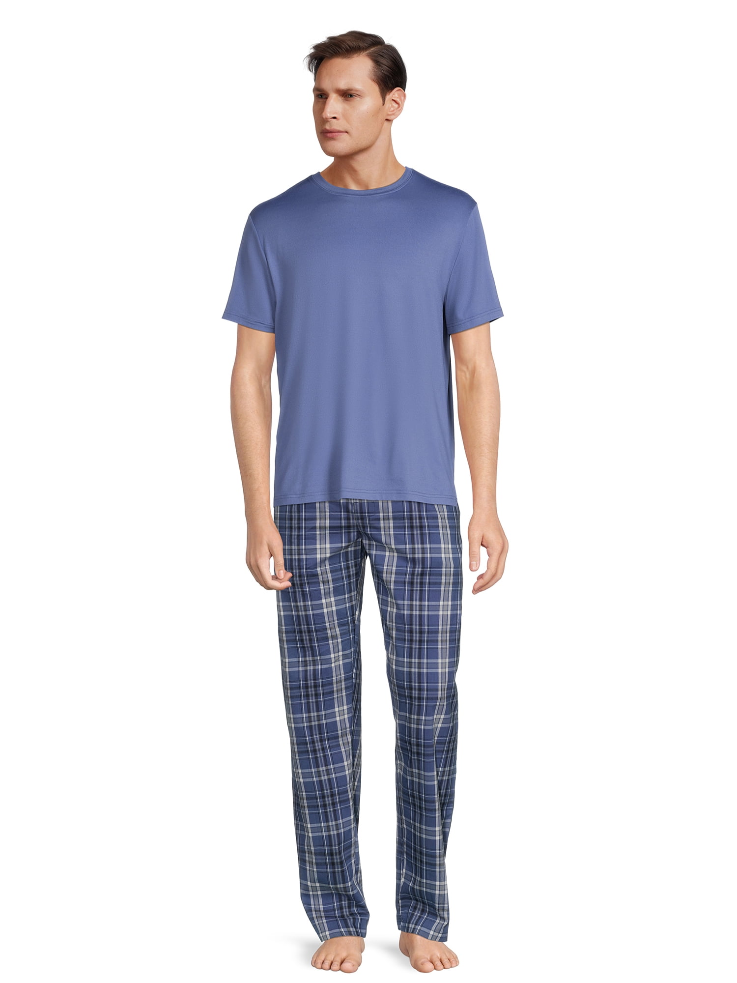 Hanes Men's and Big Men's Woven Stretch Pajama Pants, Sizes S-5X