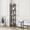 Black Oud, variant on Alice 71" 5-Shelf Corner Bookcase, Black Oud