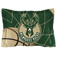 thumbnail image 2 of NBA Milwaukee Bucks Officially Licensed Comforter & Sham set Twin/Twin XL, 2 of 3