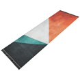 Abstract Geometric Triangle Pattern Bedroom Runner Rug 2'x 6' Non Slip