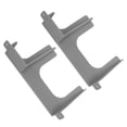thumbnail image 1 of HDD Bracket, ABS Perfect Fit Hard Drive Bracket Easy To Install 2pcs  for SCPH 30000 Console Silver Gray, 1 of 7