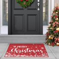 thumbnail image 3 of Christmas Doormat 20 x 32 Inch Holiday Xmas Decorative Door Mat Winter Christmas Snowflakes Welcome Mat Outdoor Indoor Non Slip Entrance Floor Door Mat Front Porch for Home Decoration, 3 of 6