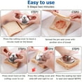 thumbnail image 4 of ACDANC 2026 New Sandwich Sealer Sandwich Cutter and Sealer Food-Grade 304 Stainless Steel Sandwich Sealer Uncrustables Peanut Butter and Jelly Sandwiches Tool/Pbj Cutter Uncrustable Sandwich Maker, 4 of 7