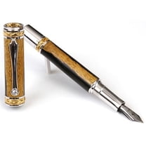 Majestic Fountain Pen - Two-Tone Blackwood