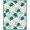 Blue, Pattern 2, variant on ODIKA Ocean Stained Entryway Teal Beachy Cherry Nautical Turtle Boho Playful for Queen Size Bedroom, Under Bed, Master , Foldable Easy Care