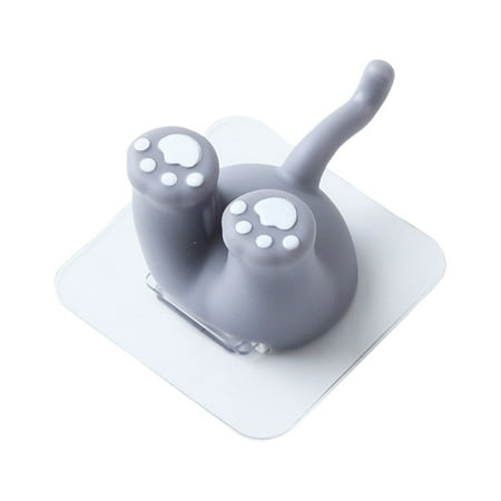 

TWCTUWEN New Stick on Shelf Supports Elephant Hook Ceiling Hanger Door Non Marking Wall Hook Animal Punching Tail Hook，Single Stickers Home Decor