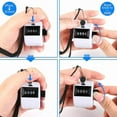 thumbnail image 4 of FEBSNOW Handheld Tally Counter Clicker 4 Digital Number Click Counter for School Event Golf Sports Office Stadium, 4 of 10