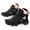 Black, variant on Linfrsh Toddler and Kids Hiking Boots - Waterproof, Slip-Resistant, Durable Outdoor Boots for Adventures and Play - Comfortable Multi-Terrain Shoes (Black,1)