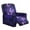 Purple - Butterfly, variant on HELLHERO Mushroom Flower Print Lazyboy Recliner Chair Covers for Reclining Chair Skin Friendly Stretchy Couch Cover for Reclining Sofa
