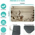 thumbnail image 3 of Fun Coffee Mat 19inx12in,Coffee Bar Mat for Countertops,Absorbent Hide Stain Anti-Slip Coffee Bar Accessories Fit Under Coffee Machine Mat,Dish Drying Mats for Kitchen, 3 of 5