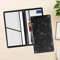 thumbnail image 2 of Car Document Holder For Women Sparkling PU Leather Wallet Organizer With Secure Closure For Driver License Cards And Insurance Papers, 2 of 4