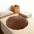 thumbnail image 2 of Sheepskin Round Rug 15.7 Inch, Fluffy Shag Circle Rug for Bedroom, Nursery, Living Room, Washable Non- Fuzzy Area Rug for Home Decor and Kids Playroom, 2 of 5