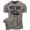 T-Shirt Warm Grey, variant on Gymish Rest Day Workout T-Shirt for Men – Funny Gym Shirt, Lifting Tee, Deadlift Shirt, Warm Grey, Small