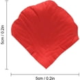 thumbnail image 2 of Pétalos de rosa 2000 piezas rojos artificiales de seda JanHm para cama boda baño fiesta día de San Valentín decoración, 2 of 5