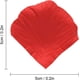 thumbnail image 2 of Pétalos de rosa 2000 piezas rojos artificiales de seda JanHm para cama boda baño fiesta día de San Valentín decoración, 2 of 5