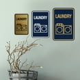 thumbnail image 4 of Signs ByLITA Portrait Round Laundry Sign (Navy Blue / White) - Medium, 4 of 7