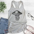 thumbnail image 2 of Don't Be Jelly Tank Top, Ladies Racerback Tank Top, Jelly Fish Tank, Fishing Tank, Fish Tank, Silver Gray, Medium, 2 of 3