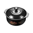thumbnail image 4 of Tineasur Black Ceramic Stew Pot with Lid, Cookware for Braised Chicken, Soup, Stews, and Slow Cooking, 4 of 6