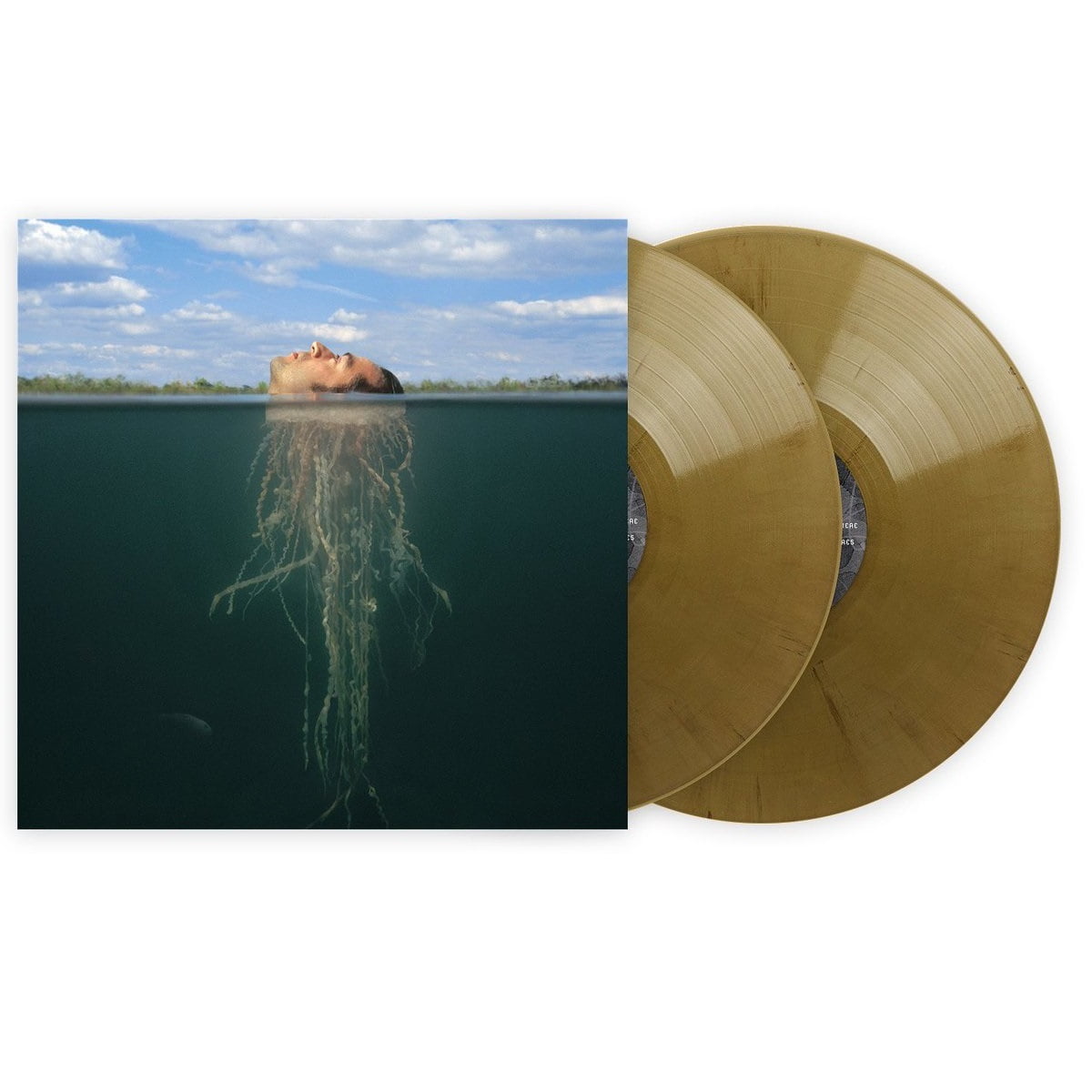 The Mars Volta DeLoused In The Comatorium Exclusive Club Edition Gold & Black Marbled Vinyl