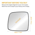 thumbnail image 3 of Coche Retrovisor Izquierdo Unique Bargains Espejo Cristal 876114H300 Calefacción, 3 of 7