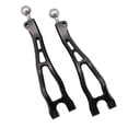 thumbnail image 1 of Repuestos para brazos de suspensión delantera inferior de aleación de aluminio para coche RC ARRMA 1:8 negro, 1 of 4