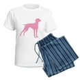 thumbnail image 5 of CafePress - Pink Vizsla Dog Women's Light Pajamas - Women's Short Sleeve Print T-Shirt and Pants Light Cotton Pajama Set, 5 of 7